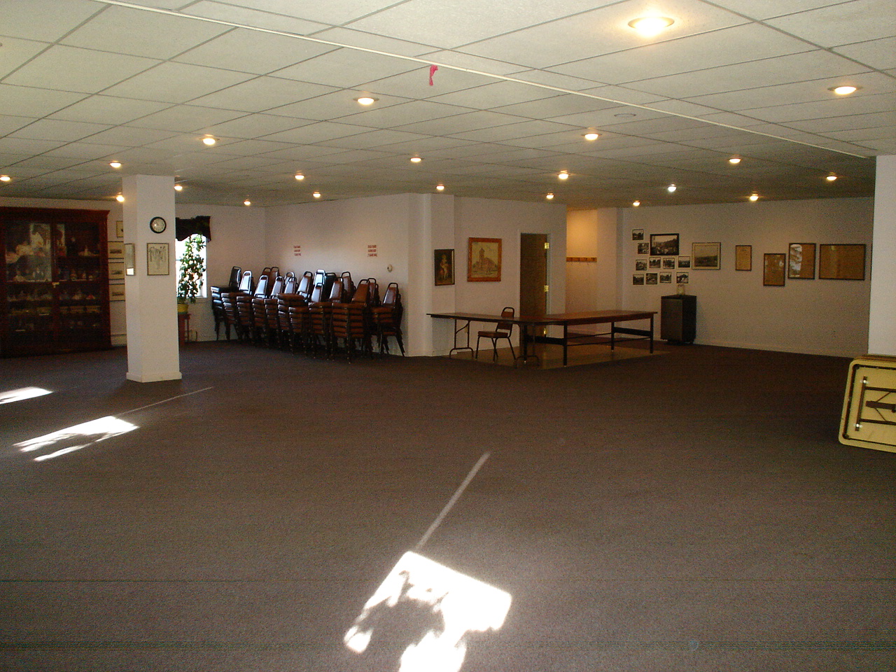 Another view of the museum's meeting room