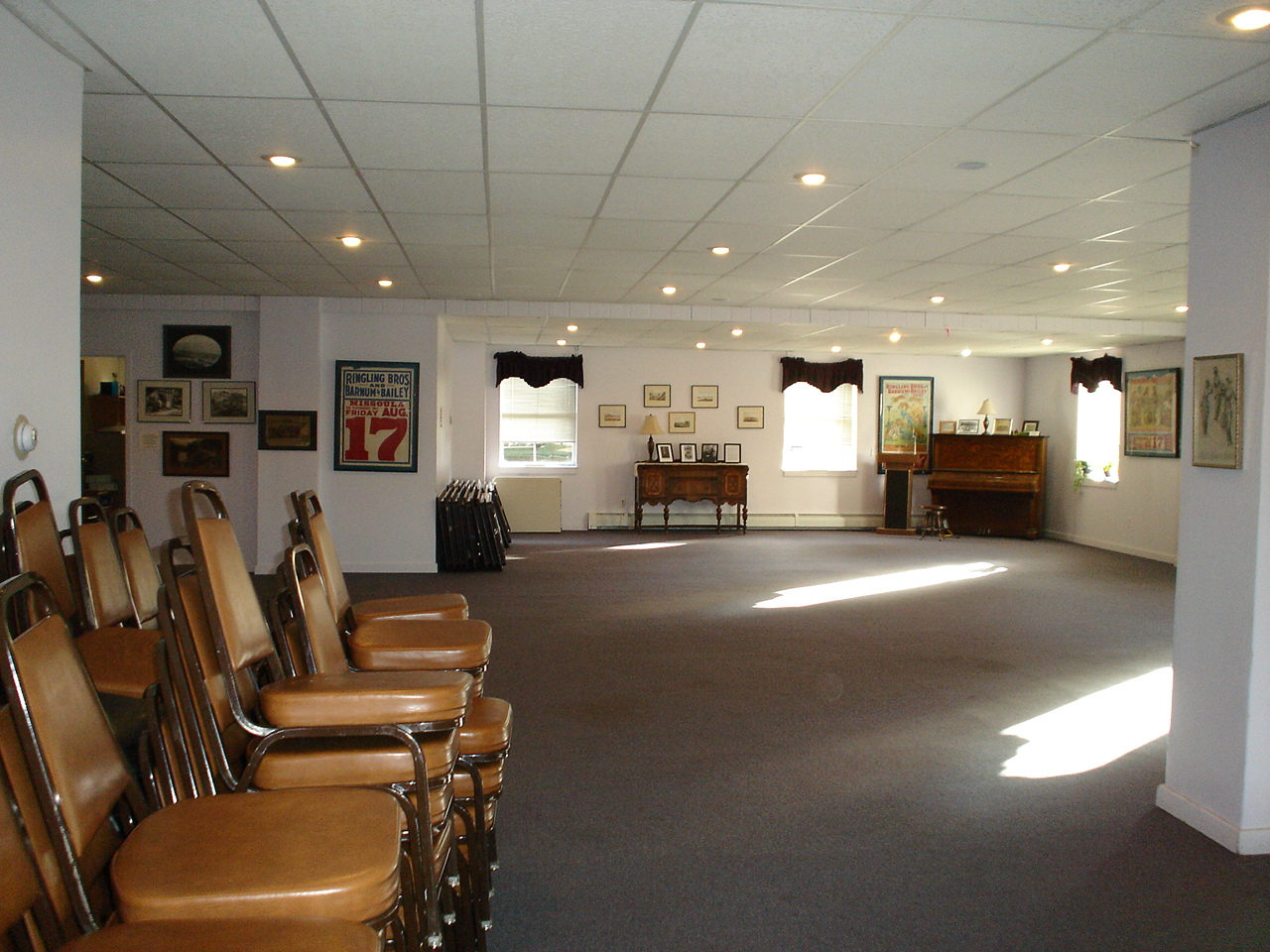 The meeting room at the Granite County Museum